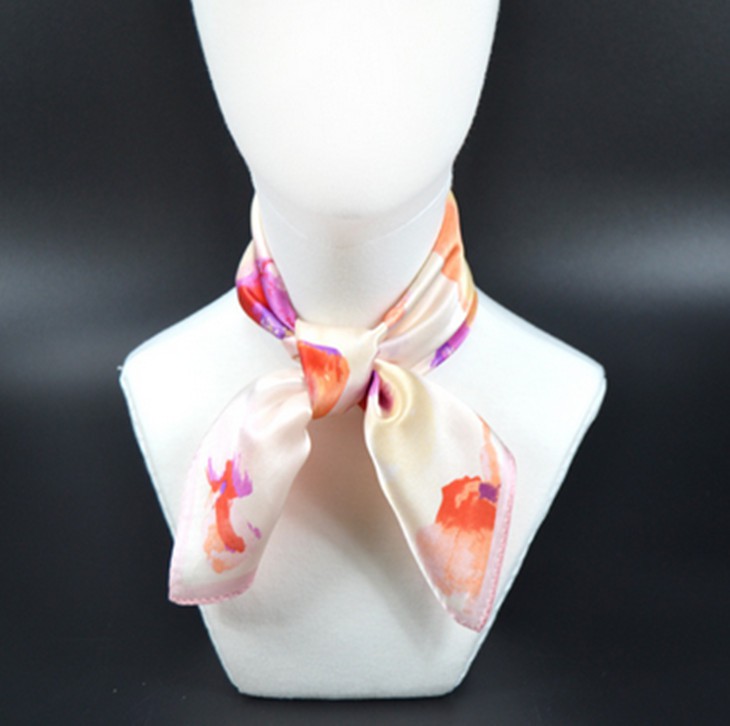 Decoration Digital Printing Small Square Scarves