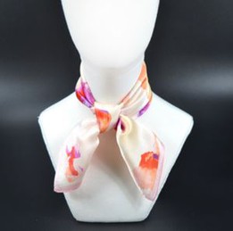 Decoration Digital Printing Small Square Scarves