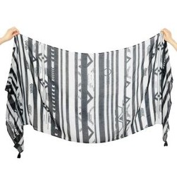Digital 100% Polyester Voile Scarf