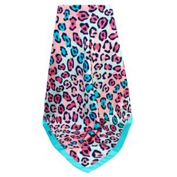 Digital Print Leopard Silk Twill Women Scarf