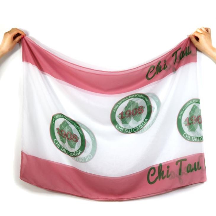 Digital Print Polyester Chiffon Shawl