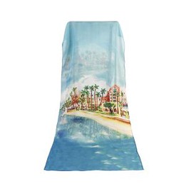 Digital Printed Chiffon Silk Shawl