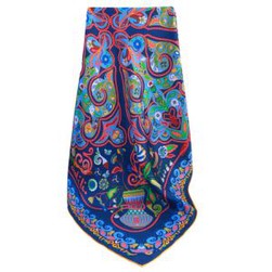 Digital Printed Design Silk Twill Hijab