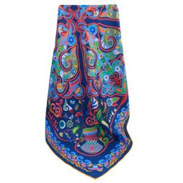Digital Printed Design Silk Twill Hijab