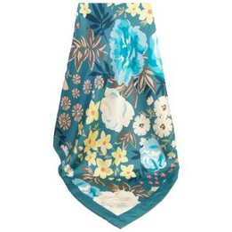 Digital Printed Floral Silk Hijab