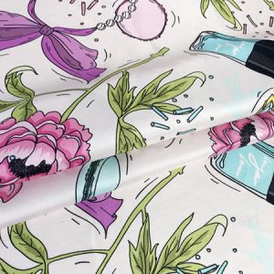 Digital Printed Silk Twill Bandana For Brand