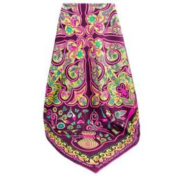 Digital Printed Silk Scarf No MOQ
