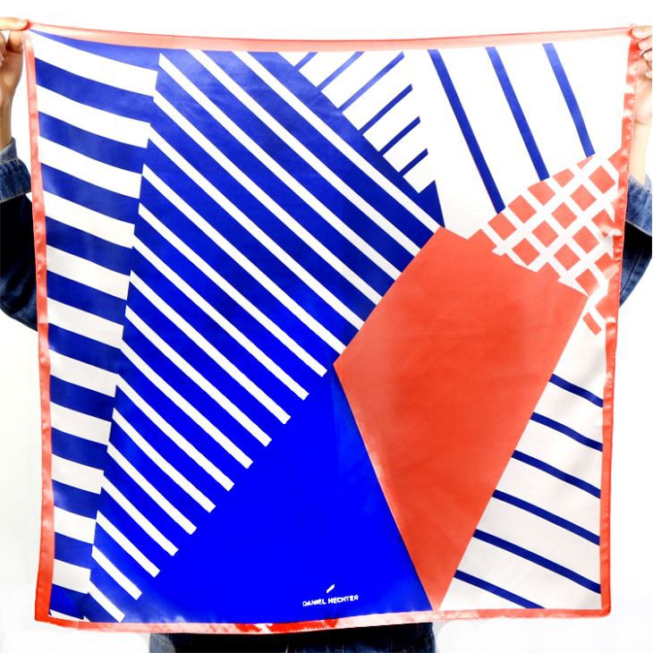 Digital Printing Machine Hem Poly Satin Scarf