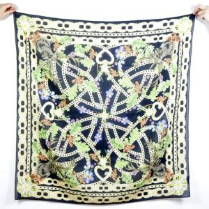 Digital Printing Silk Cotton Blend Scarf