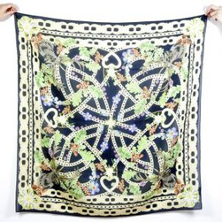 Digital Printing Silk Cotton Blend Scarf