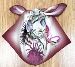 Digital Printing Silk Crepe De Chine Scarves