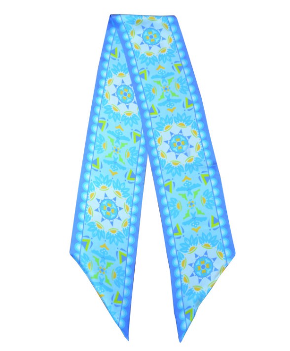 Digital Printing Silk Satin Double Layers Scarves