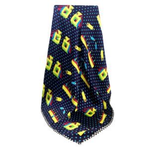 Dot Pattern Silk Square Scarf