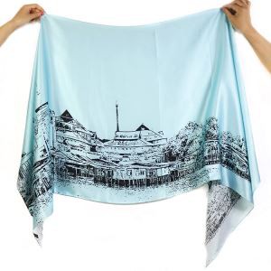 Elegant And Glory Digital Printed Silk Satin Hijab