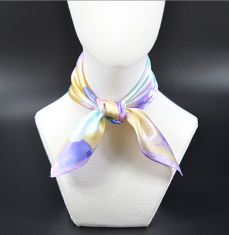 Factory Sale Digital Print Small Square Scarves