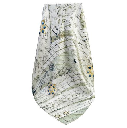 Floral Silk Twill Hijab