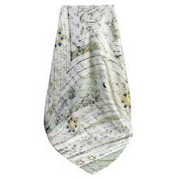 Floral Silk Twill Hijab