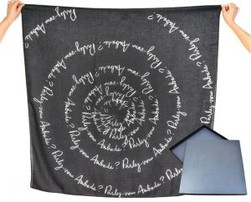 French Client Digital Print Voile Scarves