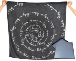 French Client Digital Print Voile Scarves