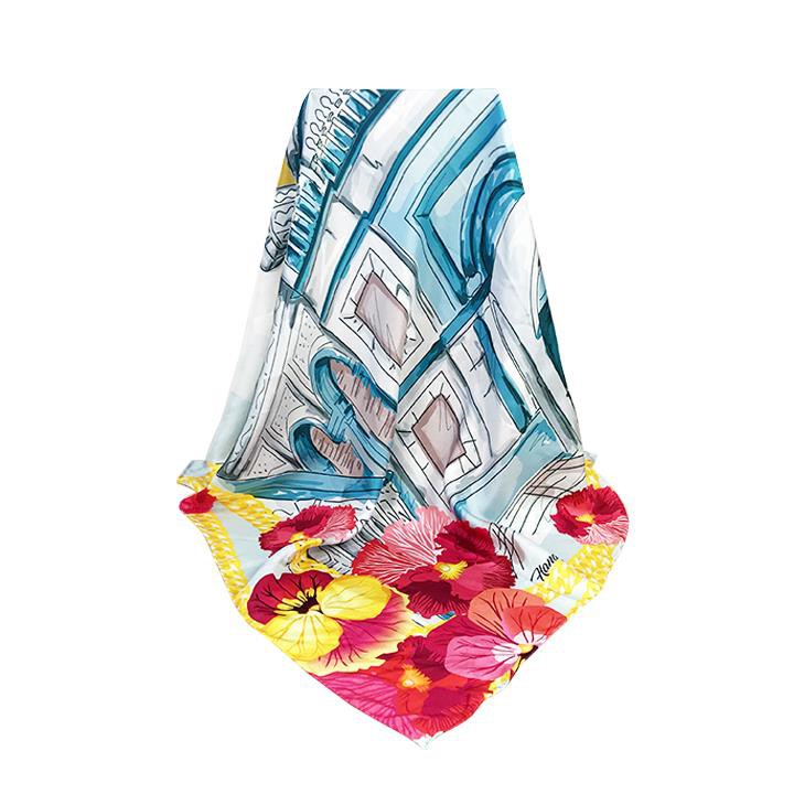 Hand Rolled Hem Scarves