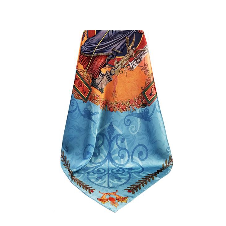 How To Wear A Silk Square Scarf
