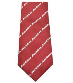Jetta Logo Jacquard Woven Polyester Ties