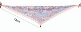 Manufacturer Custom Polyester Satin Triangle Scarves For French Client