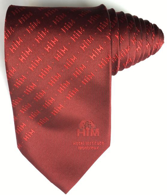 Swiss Education Group Custom Silk Twil Scarves and Jacquard Woven Silk Ties