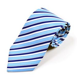 Baxter Personalised Silk Slim Woven Striped Ties