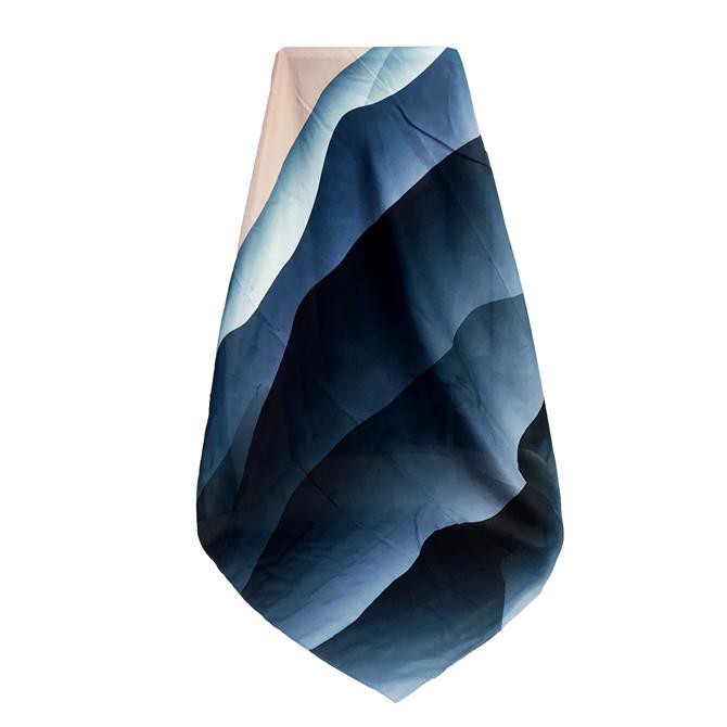Personalised Painting Chiffon Silk Scarf For Artist