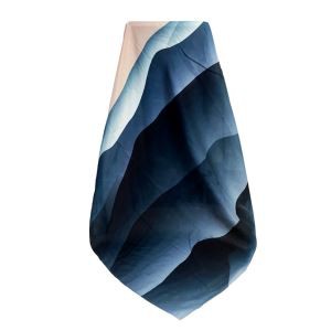 Personalised Painting Chiffon Silk Scarf For Artist
