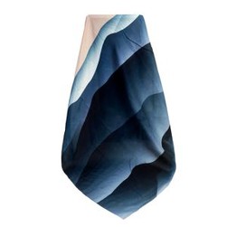 Personalised Painting Chiffon Silk Scarf For Artist