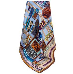 Personalized 100% Silk Twill Scarf