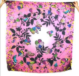 Personalized Digital Print Pure Modal Extra Large Square Scarves For New Zealand Client