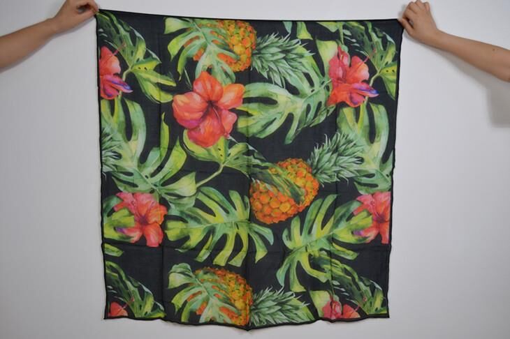 Haiwii Clothing Brand Personalized Digital Printed Pure Modal Scarves