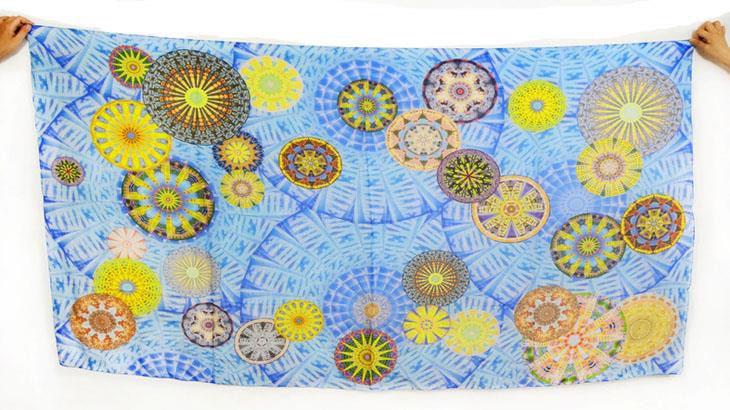 Personlized Silk Chiffon Long Scarves For Watch Brand Switzerland