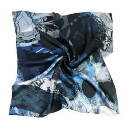 Printed 36x36 Silk Square Scarf