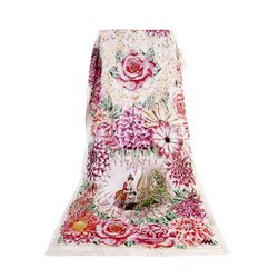 Printed Flower Modal Scarf And Shawel