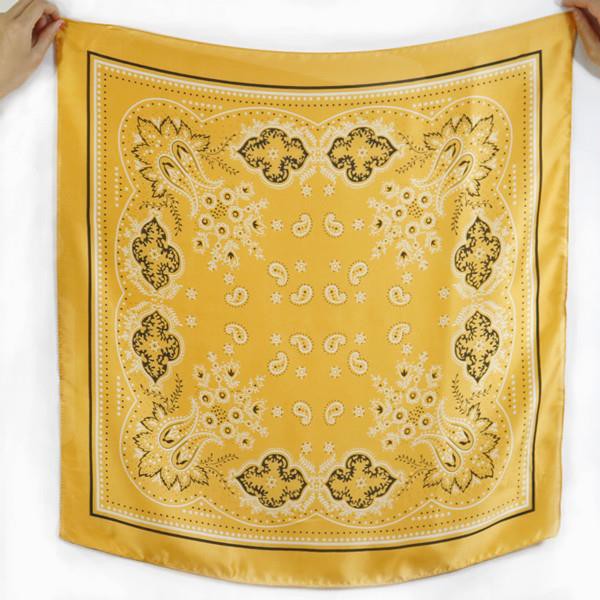 Printed Poly Satin Chiffon Scarf
