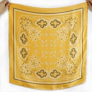Printed Poly Satin Chiffon Scarf