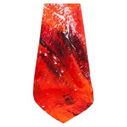 Printed Silk Head Scarf