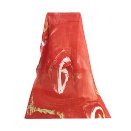 Printed Silk Scarf Shawl For Gift