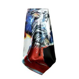 Printing Foulard De Seda Head Scarf