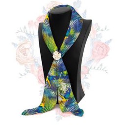 Russia Client Tailor Digital Print Silk Satin Scarves