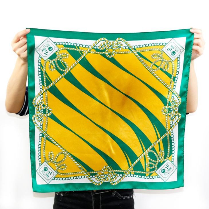 Screen Printing Poly Satin Scarf