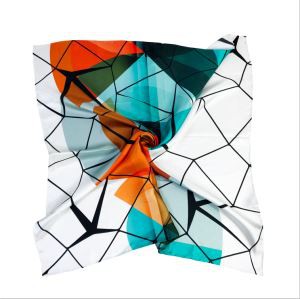 Silk Twill Scarf In Bulk With Brand