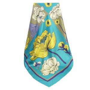Silk Twill Square Scarf For Ladies