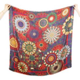 Silk Wool Blend Scarf