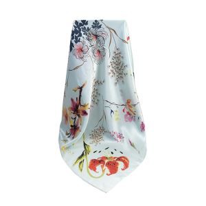 Soft Silk Satin Head Scarf For Ladies
