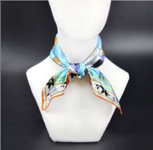Unifom Scarf Wash Painting Design Silk Scarves